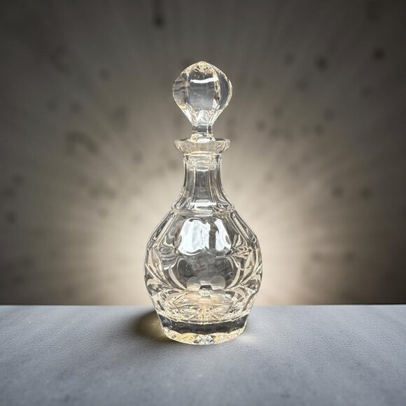 Decanter & Stopper Spring Meadows by Gorham Crystal Hollywood Regency - Picture 4 of 10